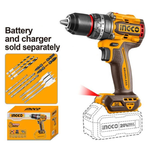 Ingco 20V Lithium-Ion Impact Drill