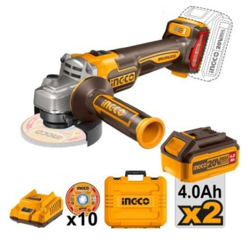 Ingco 20V Lithium-ion Angle Grinder