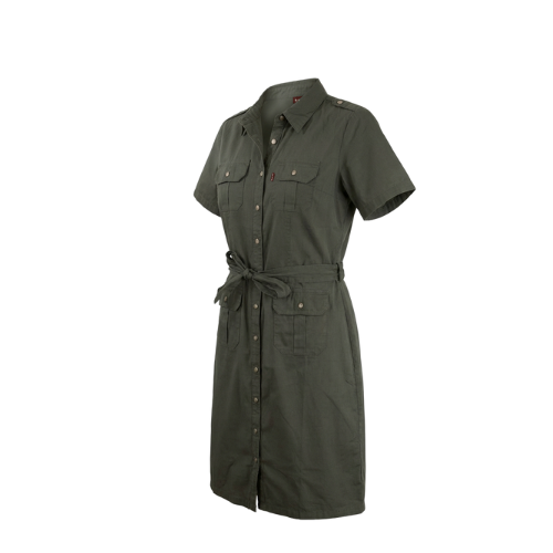 gambella S/S bush dress (8666-co)100% cotton 140g/m2
